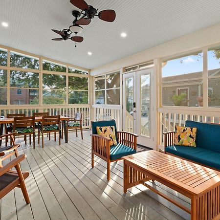 Historic Galveston Family Beach Home With 3 King Beds Exteriör bild